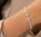 Silver Lab Diamond Bracelet