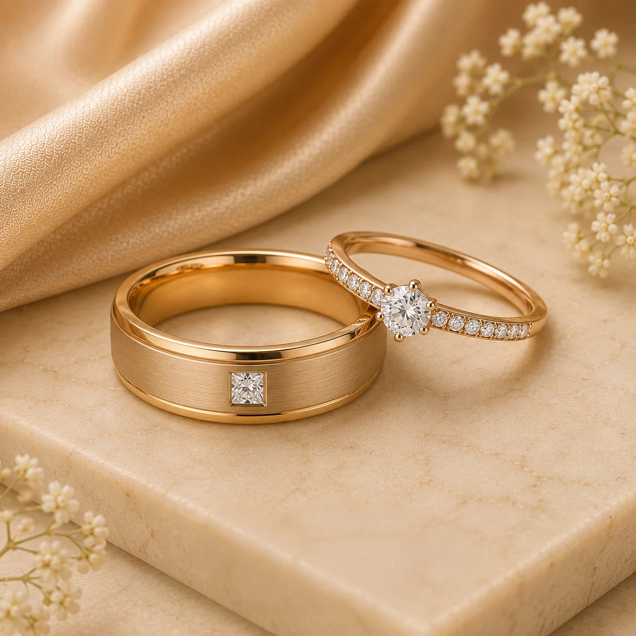 Couple Diamond Rings