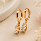 Drop Hoops Earring