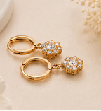 Drop Hoops Earring