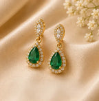 Gemstone Drop Earrings