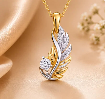 Gold Diamond leaf