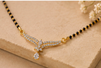 Pear Diamond Mangalsutra