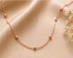Rose Gold Bead Chain