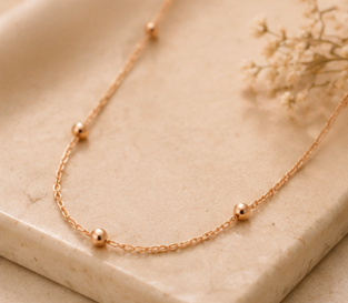 Rose Gold Bead Chain