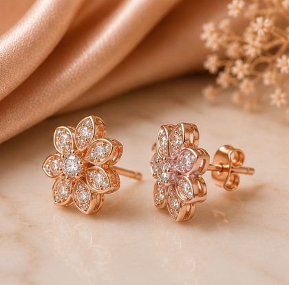 Rose Gold Studs Earring