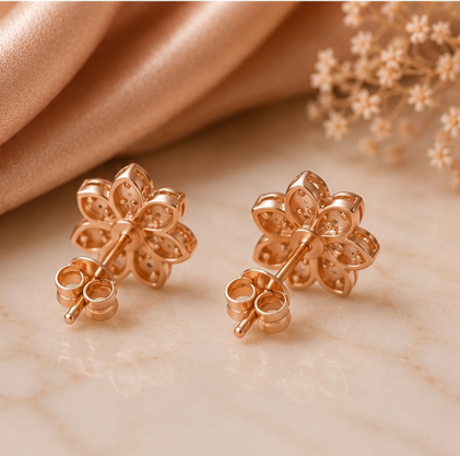 Rose Gold Studs Earring