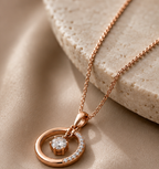 Rose Gold Diamond Pendant