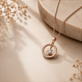 Rose Gold Diamond Pendant