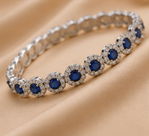 Sapphire Diamond Bracelets