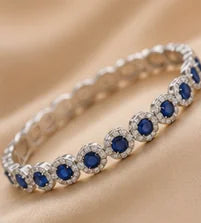 Sapphire Diamond Bracelets