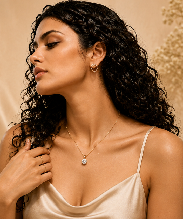 Solitaire Diamond Necklace