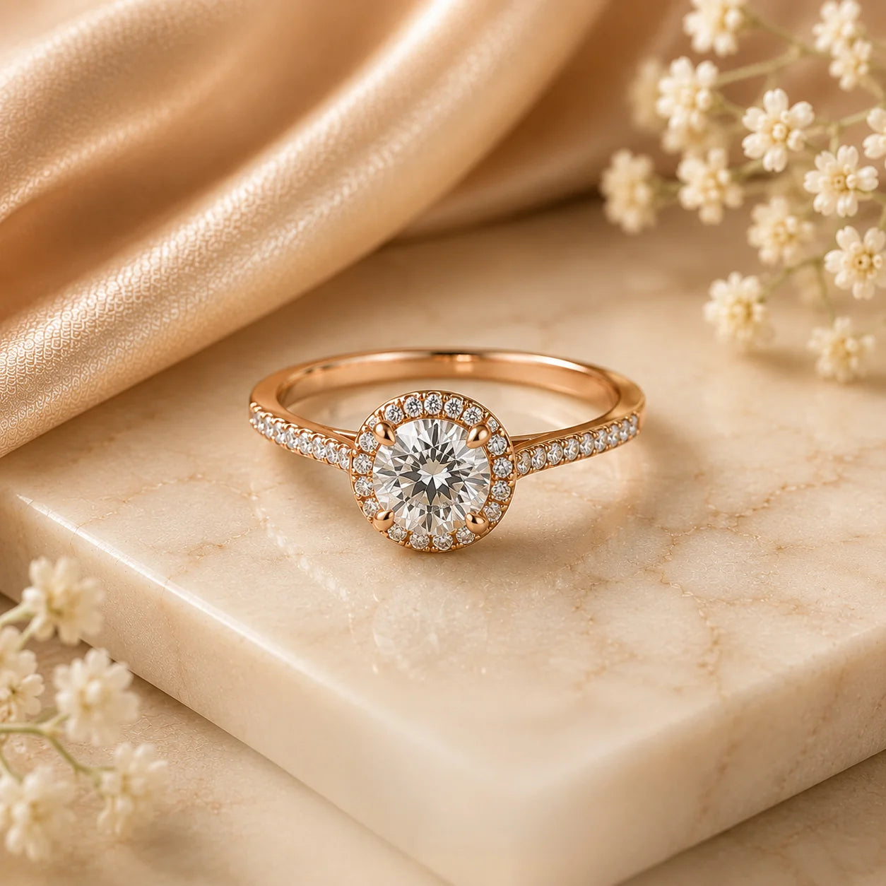 Women Engagement Diamond Ring